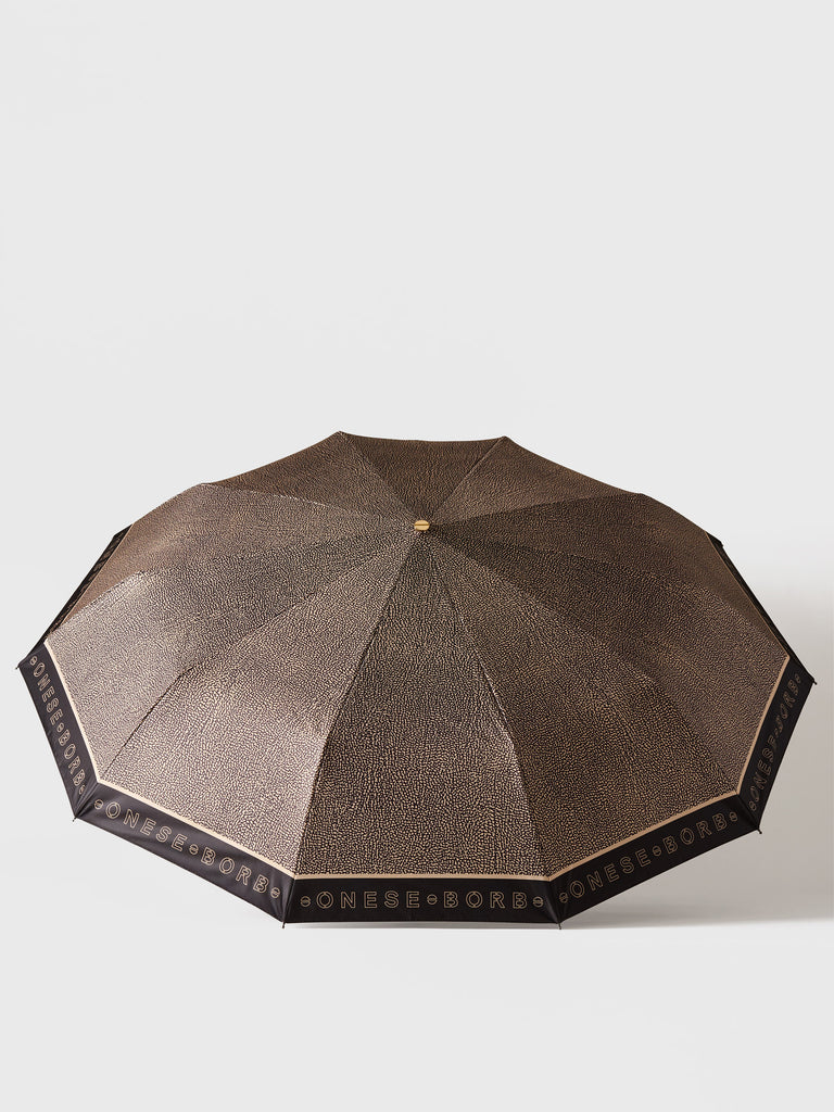 Recycled OP Fabric Umbrella - MINI OPEN CLOSE UMBRELLA - Borbonese