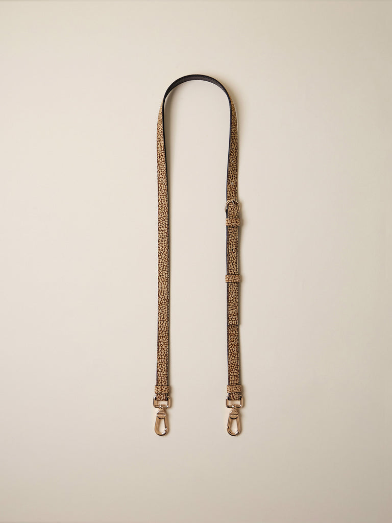 OP Printed Leather Strap - CROSSBODY STRAP - Borbonese