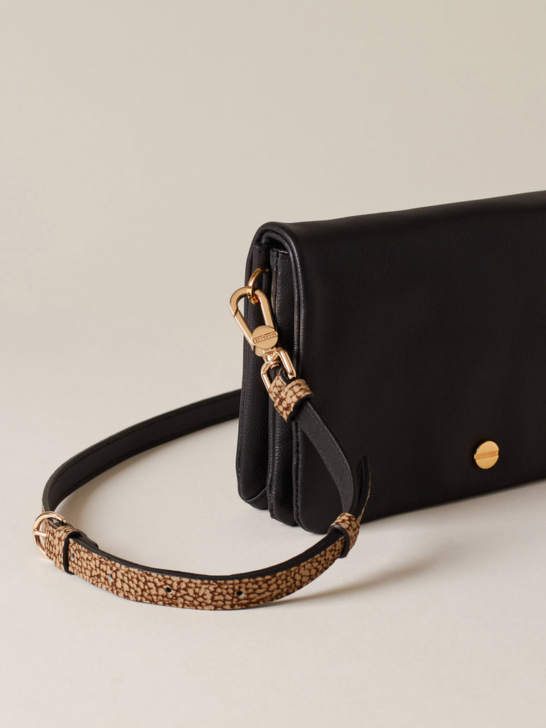 OP Printed Leather Strap - CROSSBODY STRAP - Borbonese