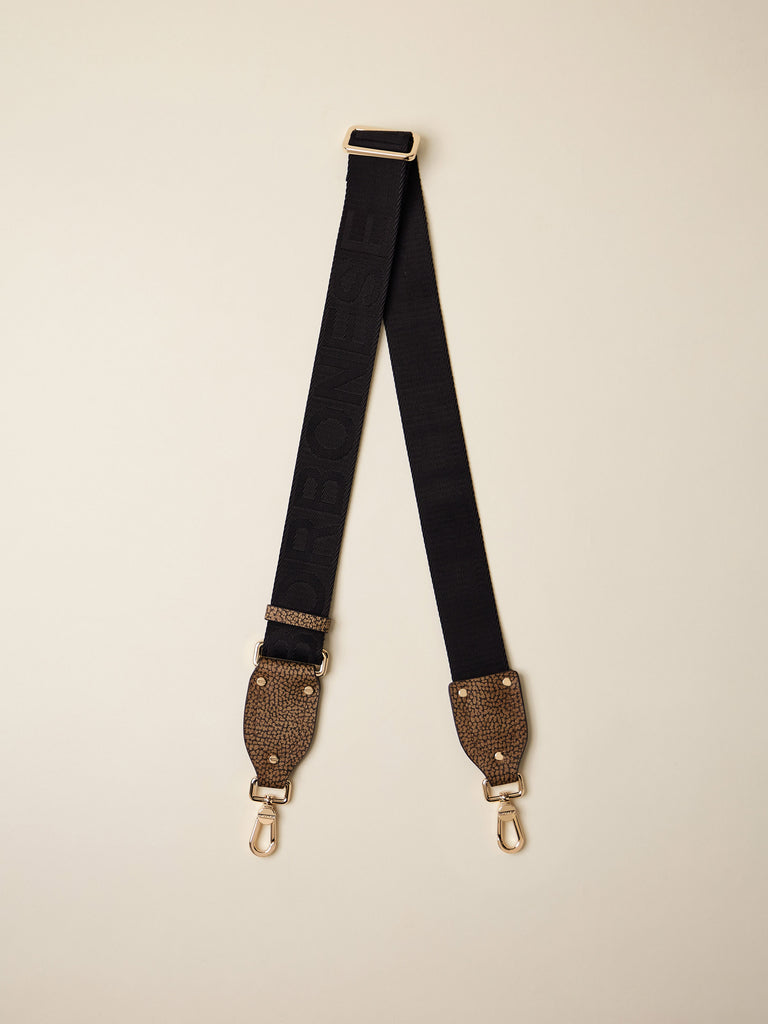 Tracolla di tessuto riciclato e Tela rivestita OP - TRACOLLA - Borbonese