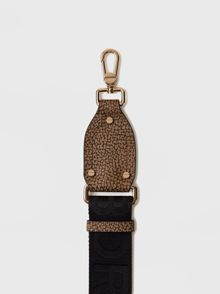 Recycled Fabric and OP Coated Canvas Strap - CROSSBODY STRAP - Borbonese