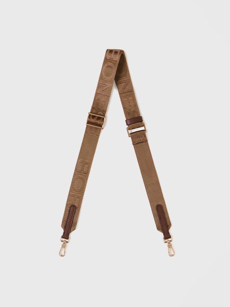 Jacquard Logo Tape Strap - CROSSBODY STRAP - Borbonese