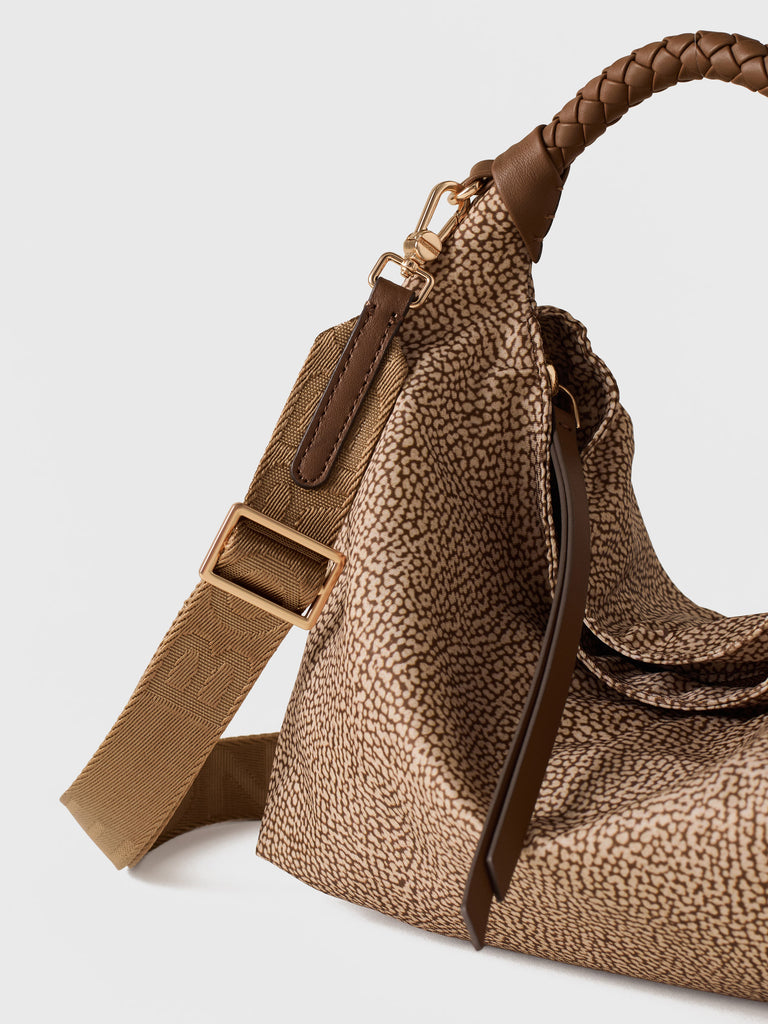 Jacquard Logo Tape Strap - CROSSBODY STRAP - Borbonese