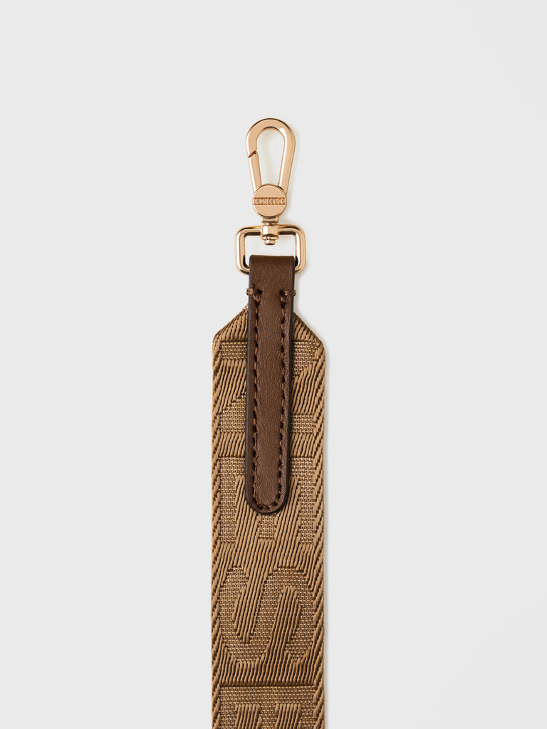 Jacquard Logo Tape Strap - CROSSBODY STRAP - Borbonese