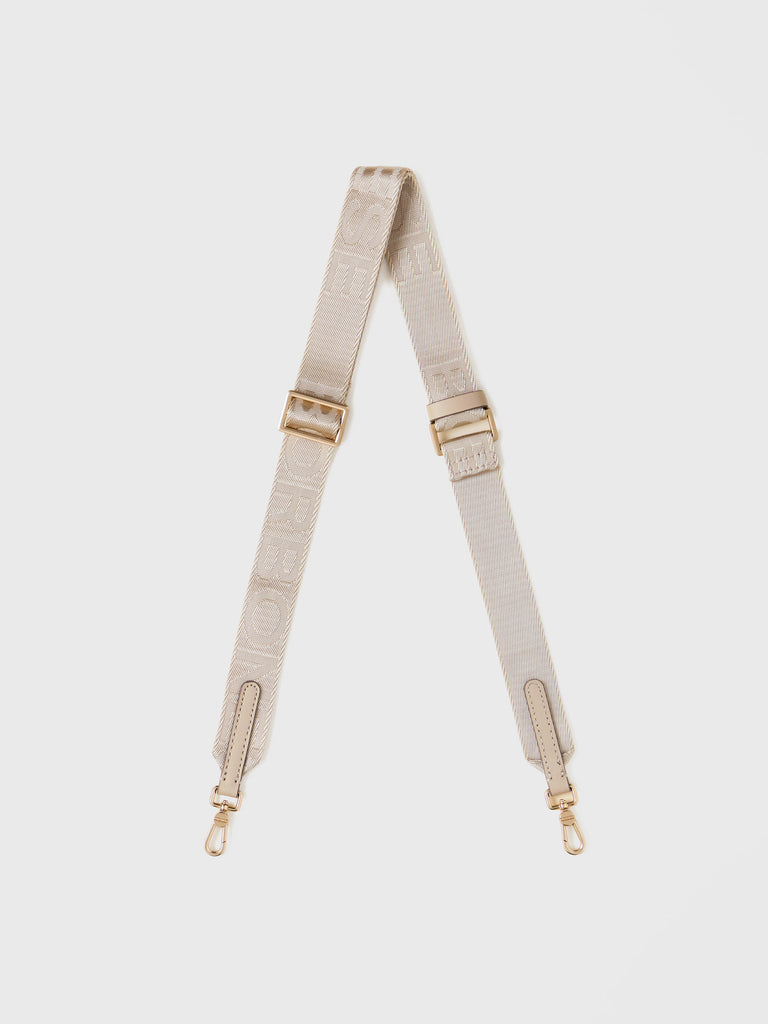 Jacquard Logo Tape Strap - CROSSBODY STRAP - Borbonese