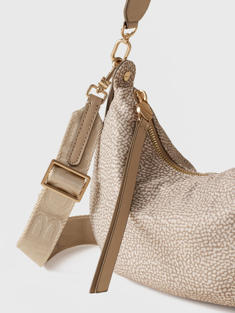 Jacquard Logo Tape Strap - CROSSBODY STRAP - Borbonese