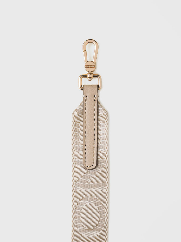 Jacquard Logo Tape Strap - CROSSBODY STRAP - Borbonese