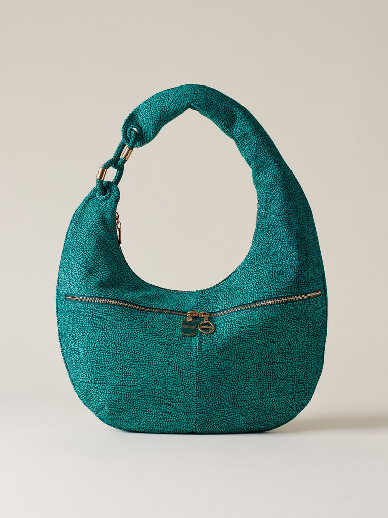 Borbonese 57 Borsa Hobo L Camoscio Op Default Title_1