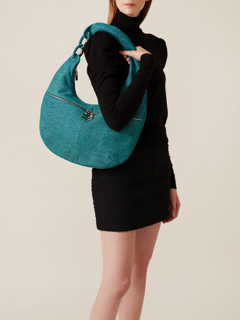 Borbonese 57 Borsa Hobo L Camoscio Op Default Title_2