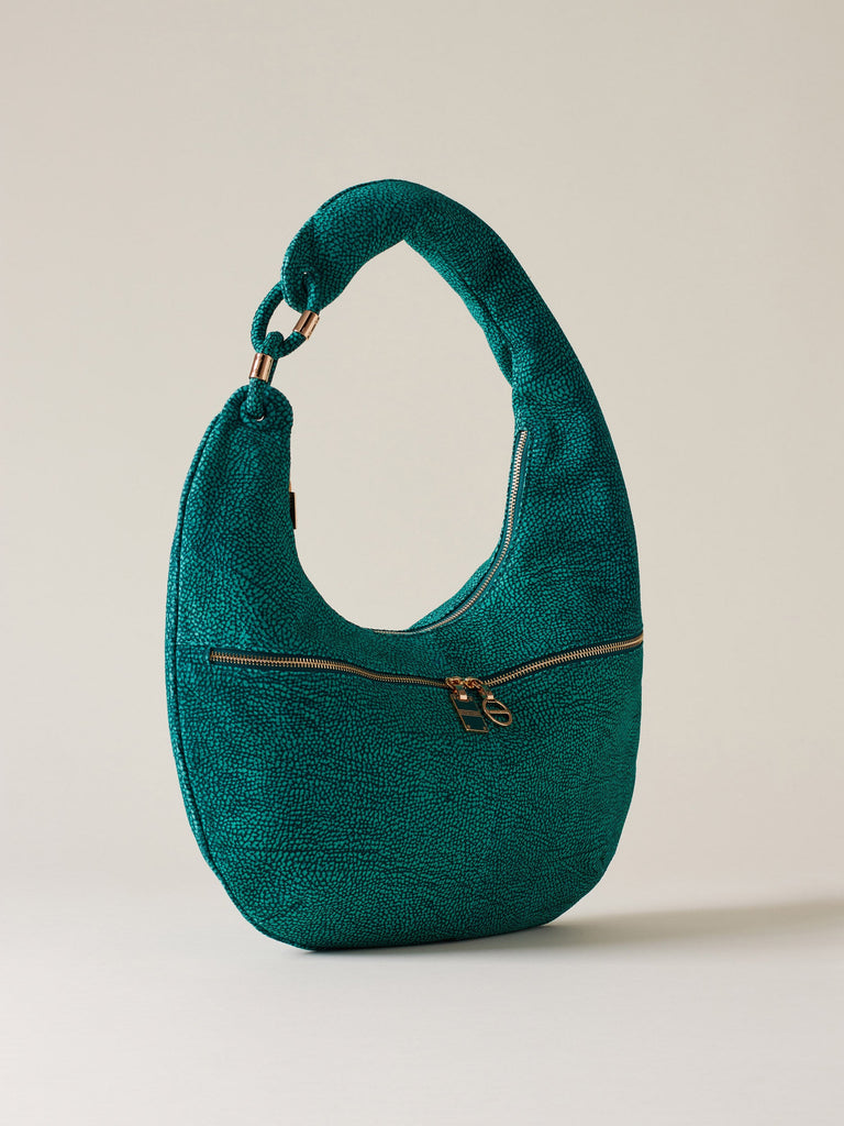 Borbonese 57 Borsa Hobo L Camoscio Op Default Title_3