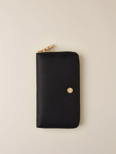 PORTAFOGLIO LARGE ZIP AROUND - Piccola pelletteria - Borbonese