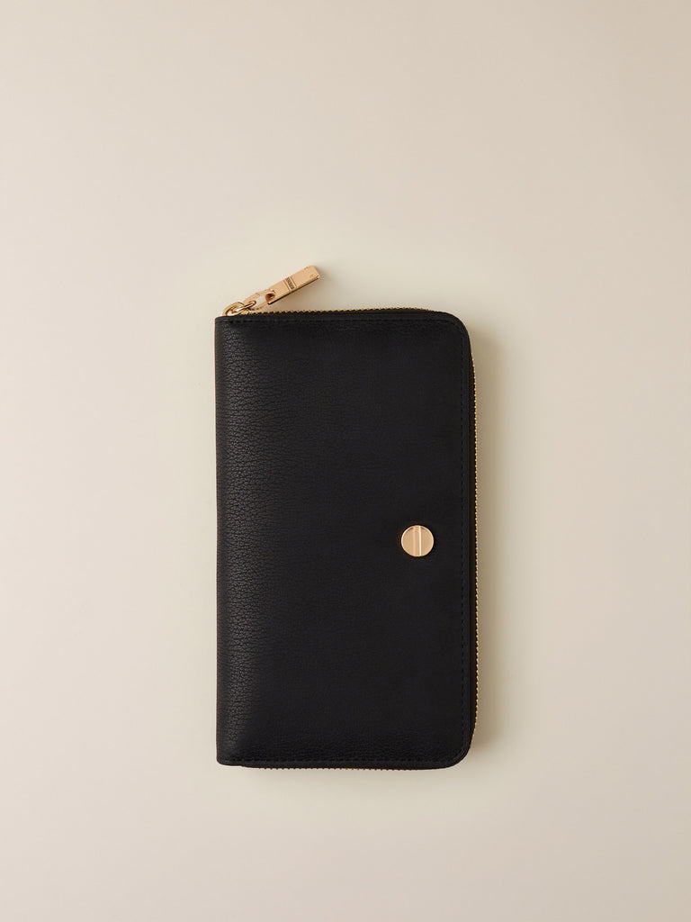 Portafoglio di Pelle - PORTAFOGLIO LARGE ZIP AROUND - Borbonese