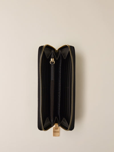 PORTAFOGLIO LARGE ZIP AROUND - Piccola pelletteria - Borbonese