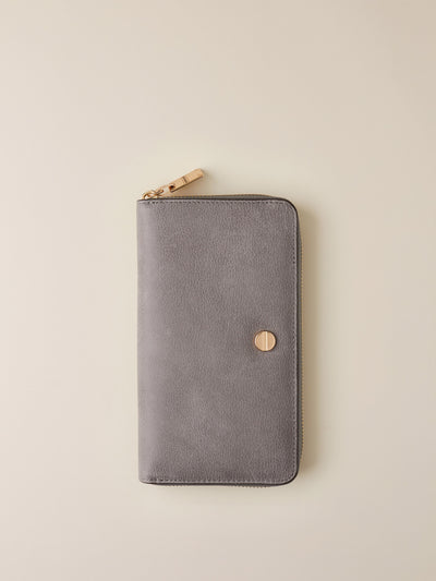 PORTAFOGLIO LARGE ZIP AROUND - Piccola pelletteria - Borbonese