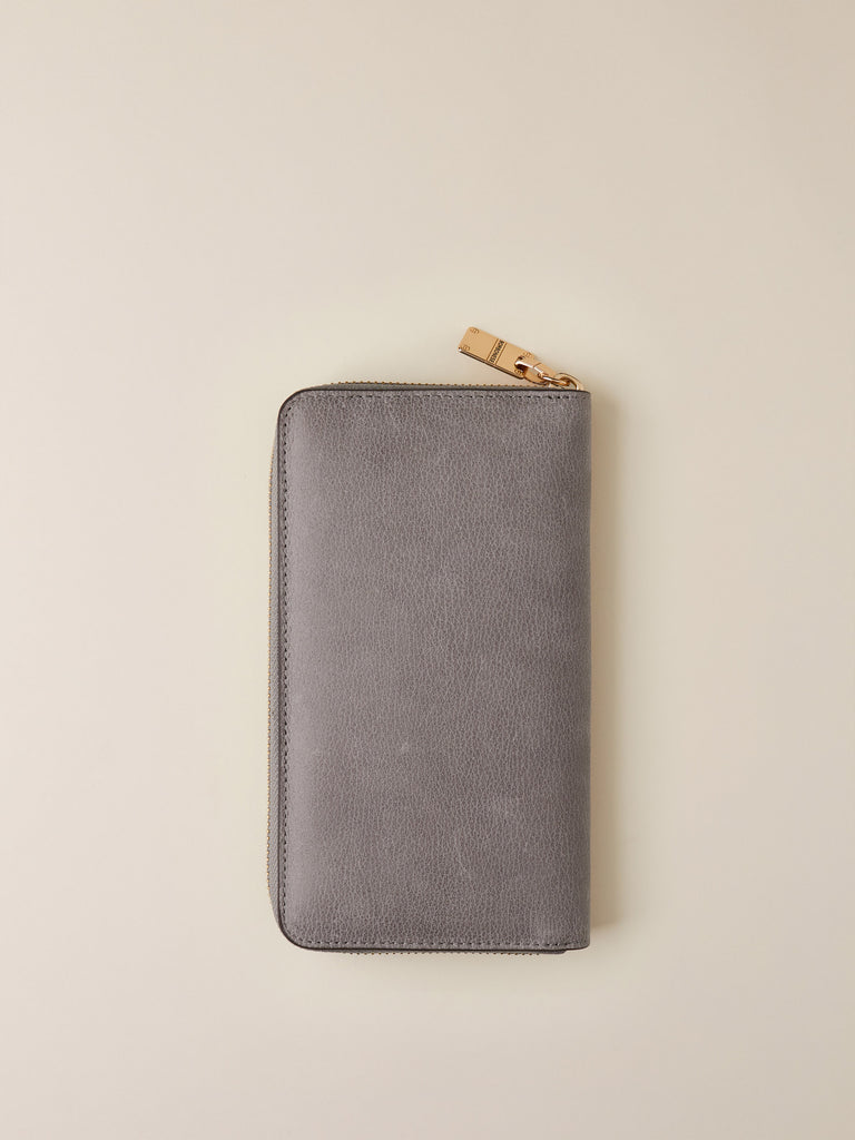 Portafoglio di Pelle - PORTAFOGLIO LARGE ZIP AROUND - Borbonese