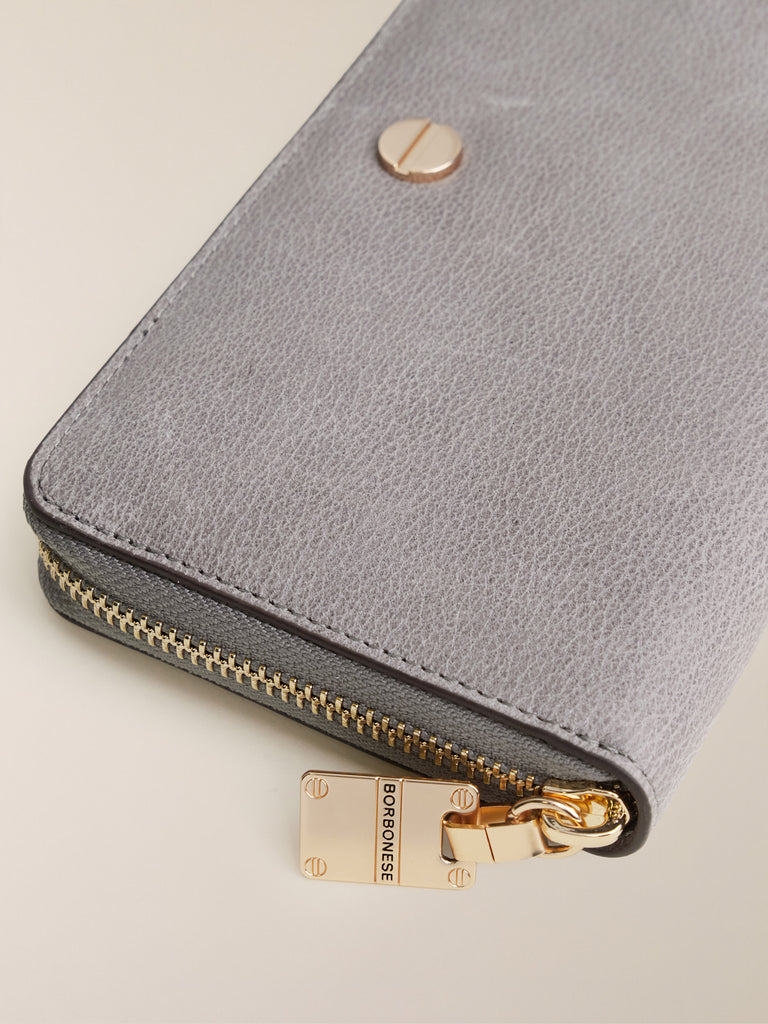 Portafoglio di Pelle - PORTAFOGLIO LARGE ZIP AROUND - Borbonese