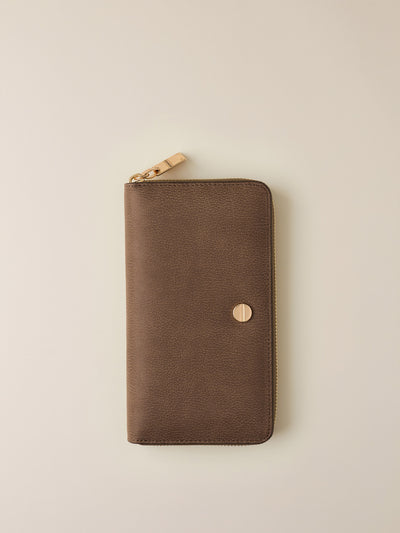 PORTAFOGLIO LARGE ZIP AROUND - Piccola pelletteria - Borbonese