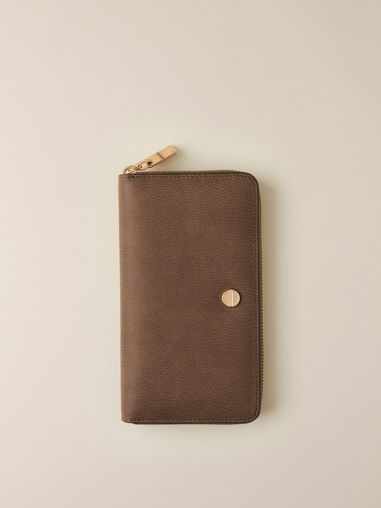 Portafoglio di Pelle - PORTAFOGLIO LARGE ZIP AROUND - Borbonese