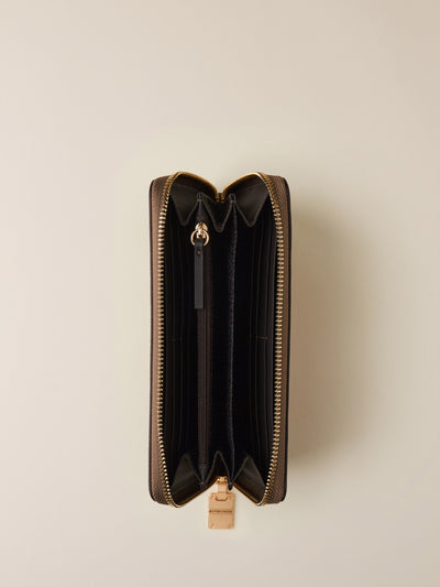 PORTAFOGLIO LARGE ZIP AROUND - Piccola pelletteria - Borbonese