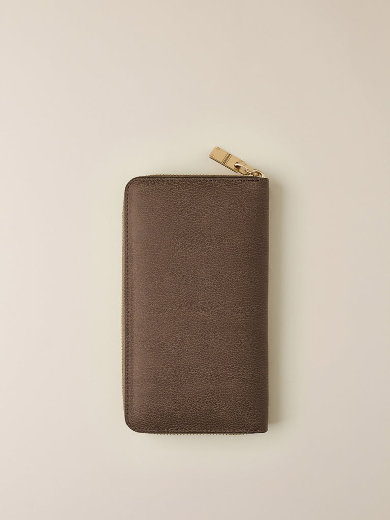 Portafoglio di Pelle - PORTAFOGLIO LARGE ZIP AROUND - Borbonese
