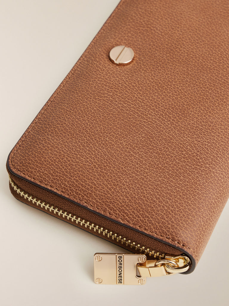 Portafoglio di Pelle - PORTAFOGLIO LARGE ZIP AROUND - Borbonese