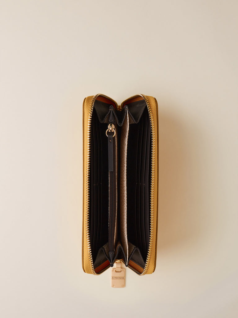 Portafoglio di Pelle - PORTAFOGLIO LARGE ZIP AROUND - Borbonese