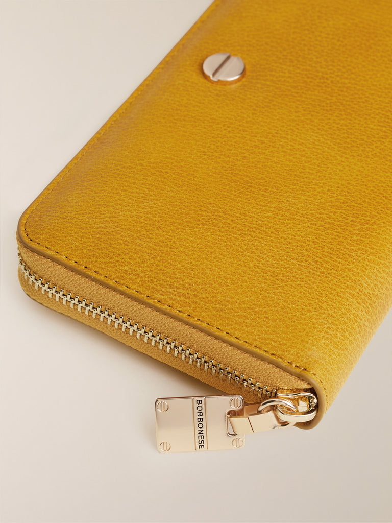 Portafoglio di Pelle - PORTAFOGLIO LARGE ZIP AROUND - Borbonese