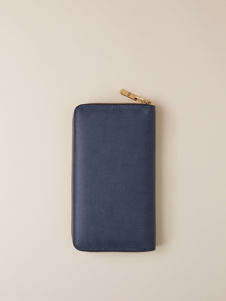 Portafoglio di Pelle - PORTAFOGLIO LARGE ZIP AROUND - Borbonese