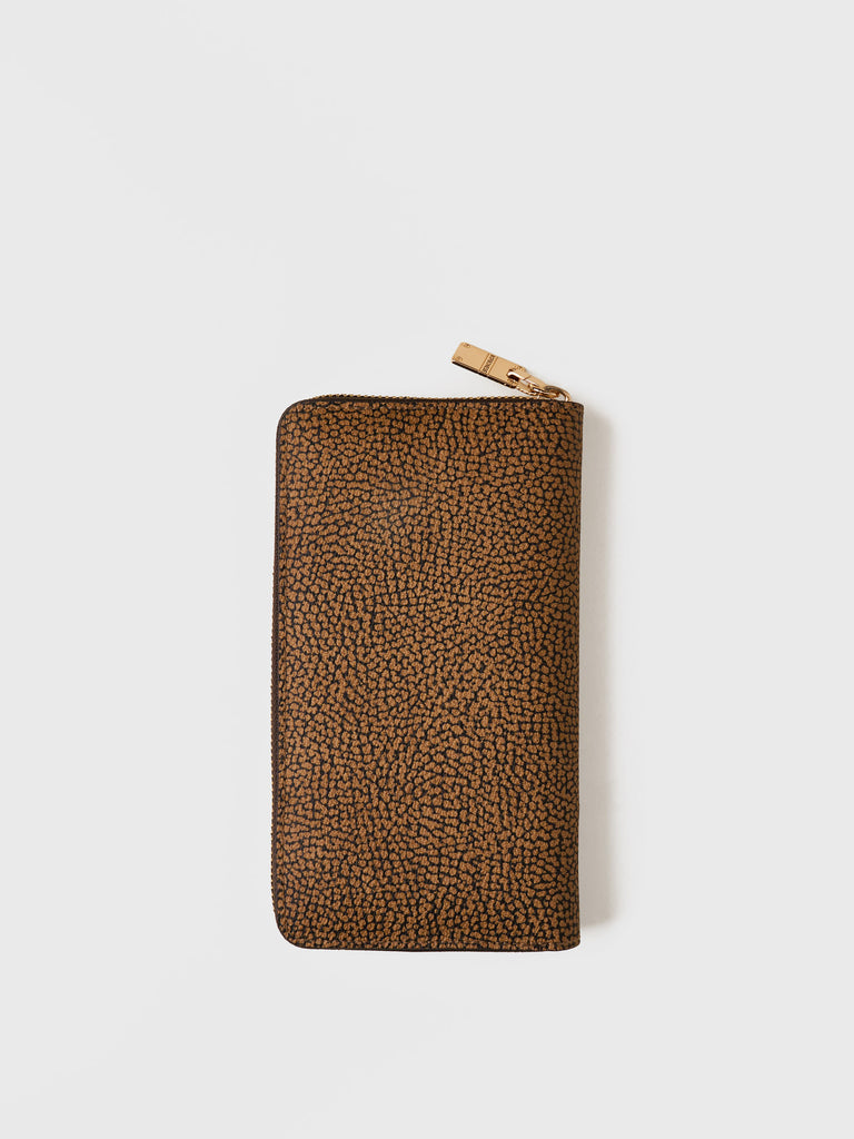 OP Coated Canvas Zip Around - LARGE ZIP-AROUND WALLET - Borbonese
