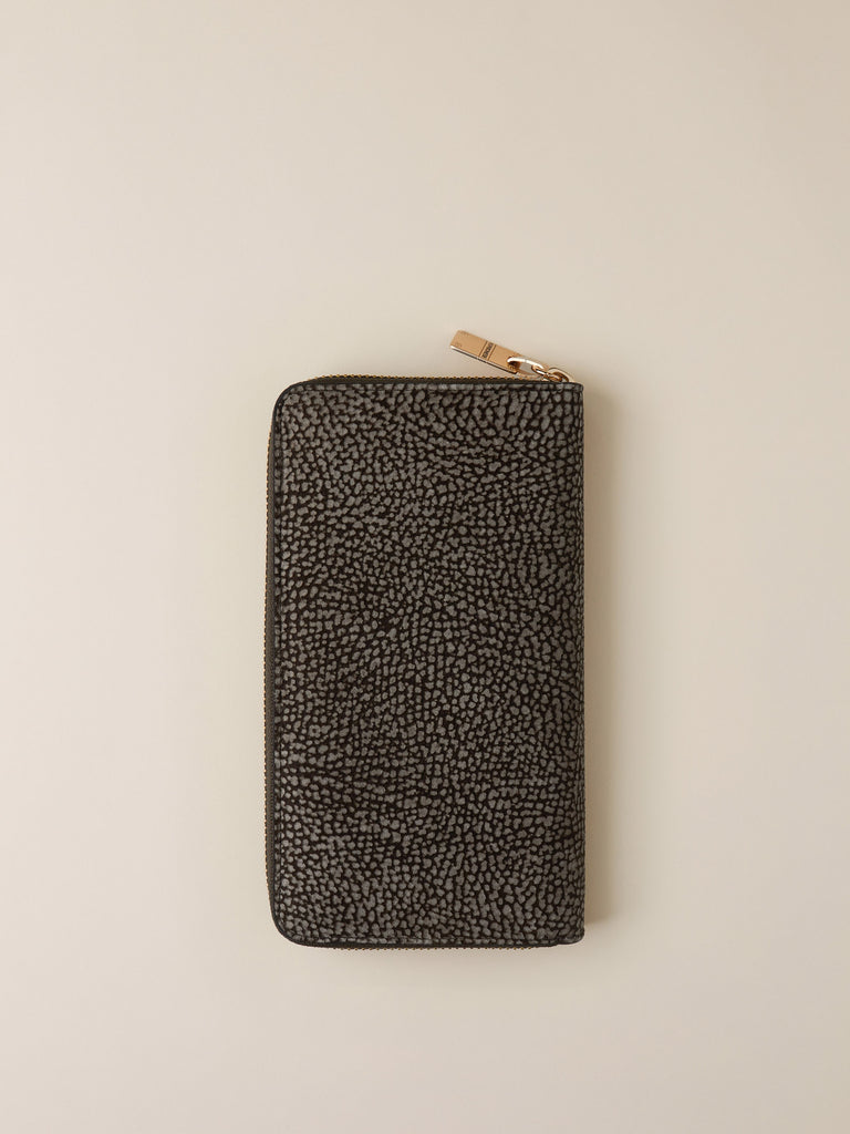 Zip Around di Camoscio OP - PORTAFOGLIO LARGE  - Borbonese