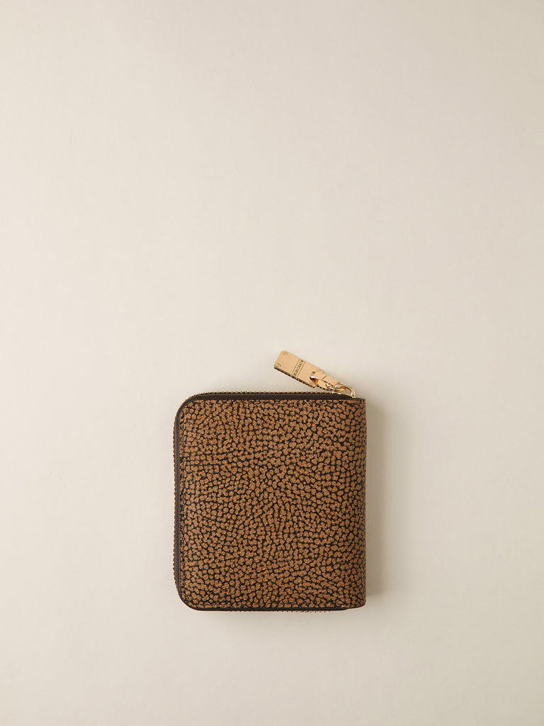 OP Coated Canvas Zip Around - SMALL ZIP-AROUND WALLET - Borbonese