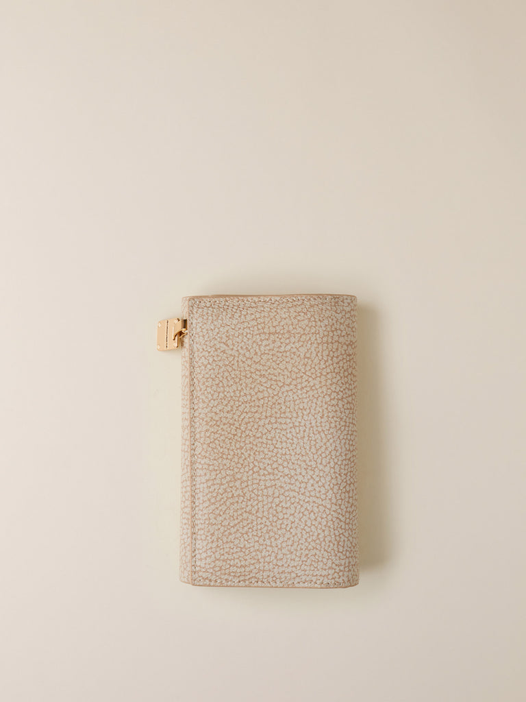 Portafoglio di Tela Rivestita OP - PORTAFOGLIO VITE MEDIUM - Borbonese