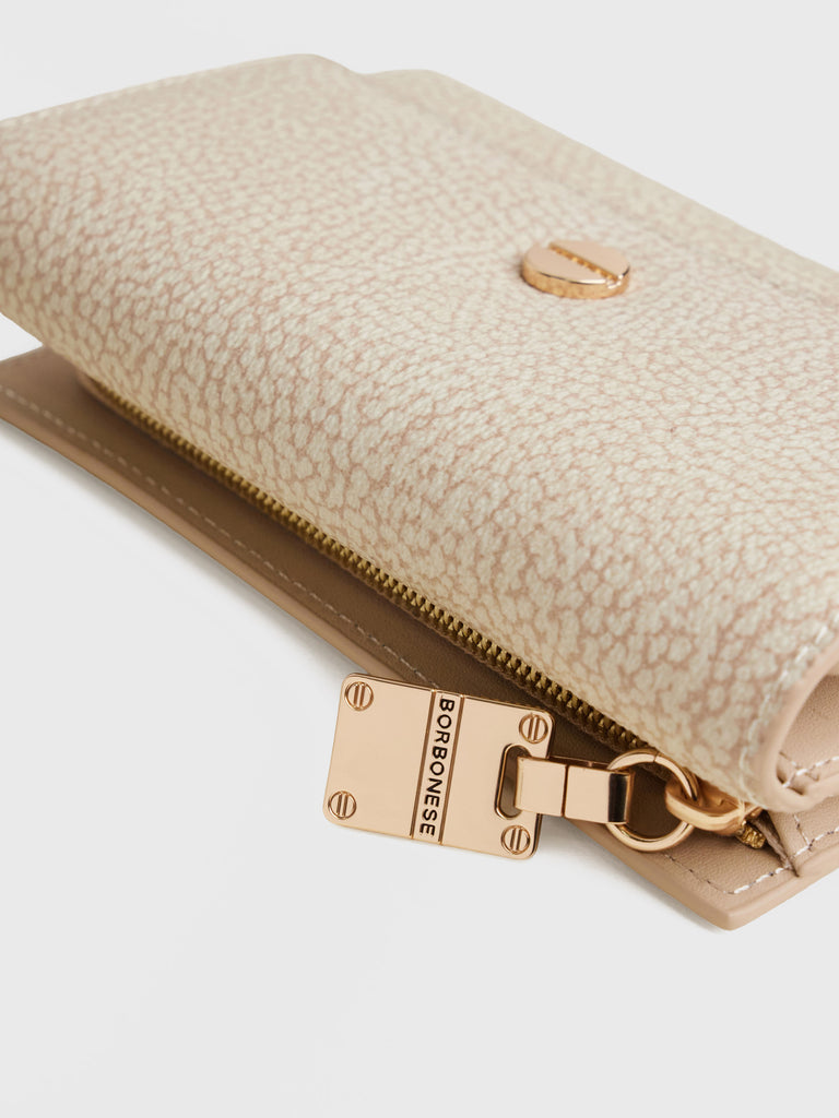 OP Coated Canvas wallet - VITE WALLET MEDIUM - Borbonese