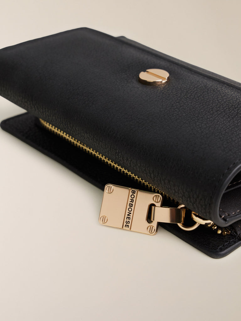 Portafoglio di Pelle - PORTAFOGLIO MEDIUM CON PATTA - Borbonese