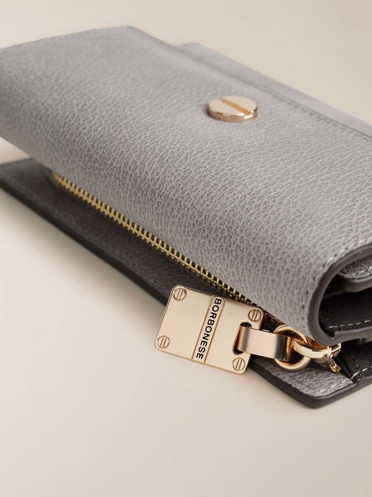 Portafoglio di Pelle - PORTAFOGLIO MEDIUM CON PATTA - Borbonese