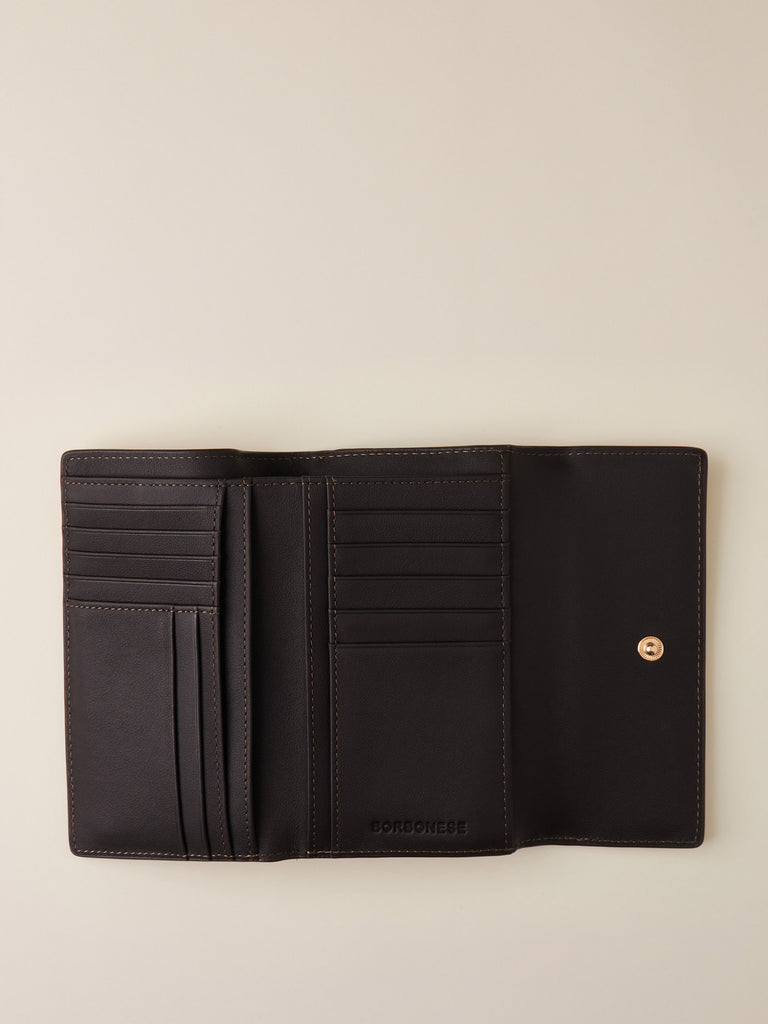 Portafoglio di Pelle - PORTAFOGLIO MEDIUM CON PATTA - Borbonese