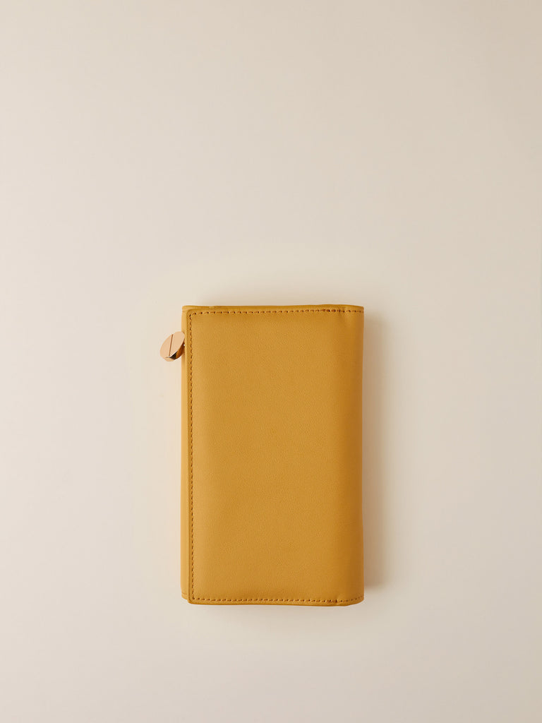 Leather Wallet - MEDIUM WALLET WITH FLAP - Borbonese