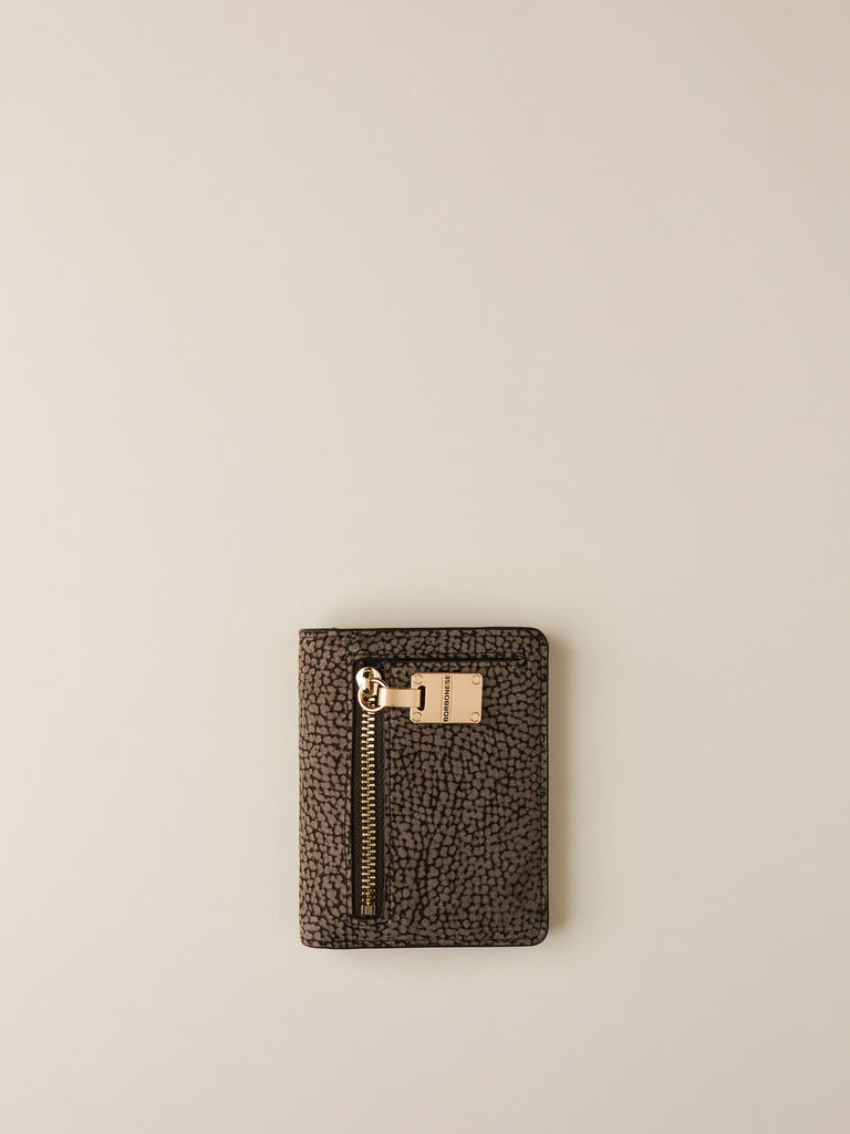 Portafoglio di Camoscio OP - PORTAFOGLIO MEDIUM - Borbonese