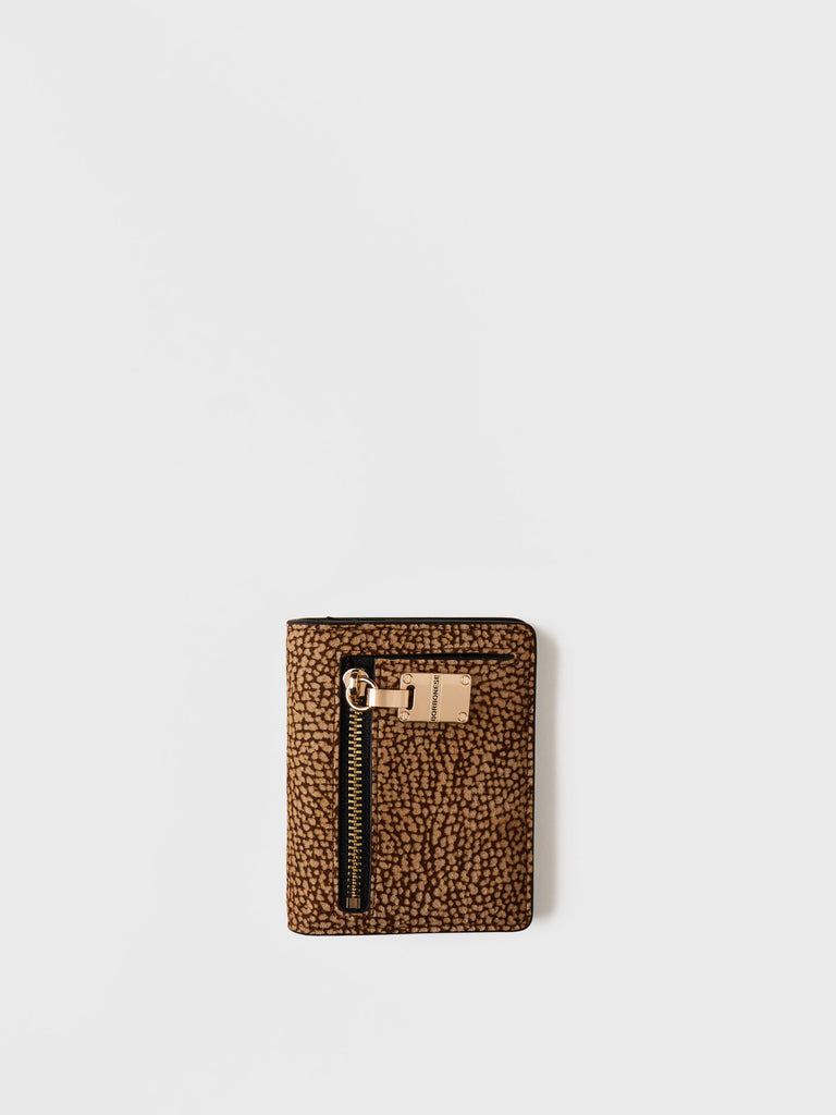 OP Suede Wallet - MEDIUM WALLET - Borbonese