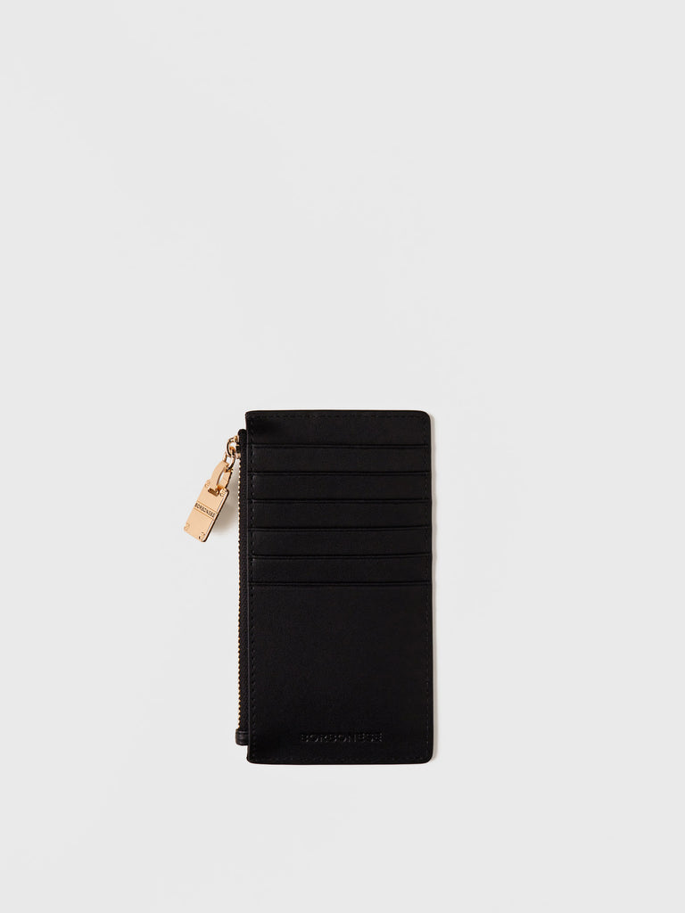 OP Suede Card Holder - MEDIUM CARD HOLDER POUCH - Borbonese