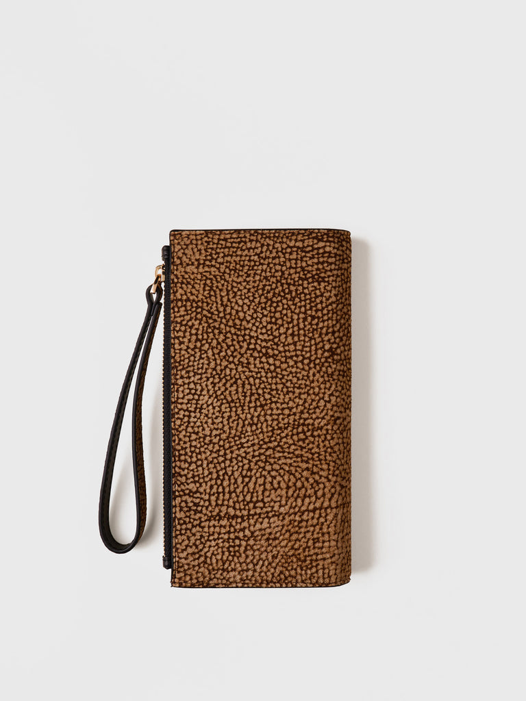 OP Suede Wallet - LARGE WALLET - Borbonese