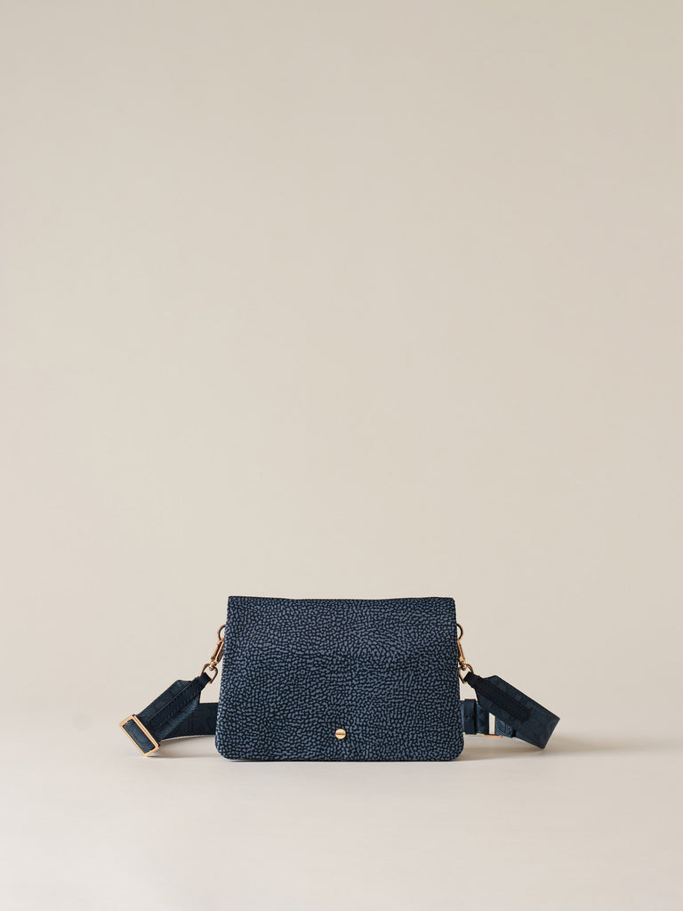 Borsa a Spalla di Tessuto Riciclato OP - TRACOLLA MINI - Borbonese