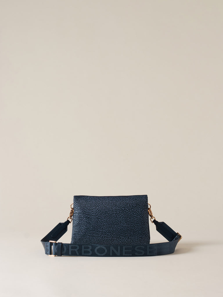 Borsa a Spalla di Tessuto Riciclato OP - TRACOLLA MINI - Borbonese