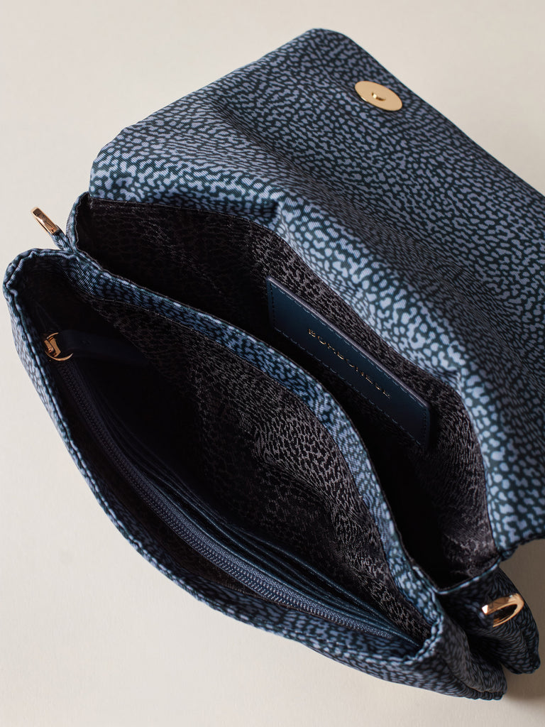 Borsa a Spalla di Tessuto Riciclato OP - TRACOLLA MINI - Borbonese