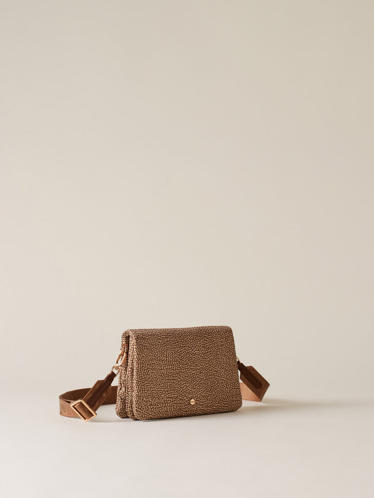 Borsa a Spalla di Tessuto Riciclato OP - TRACOLLA MINI - Borbonese