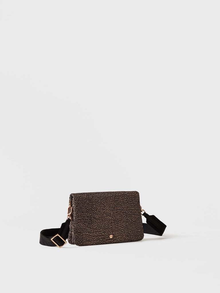 Borsa a Spalla di Tessuto Riciclato OP - TRACOLLA MINI - Borbonese