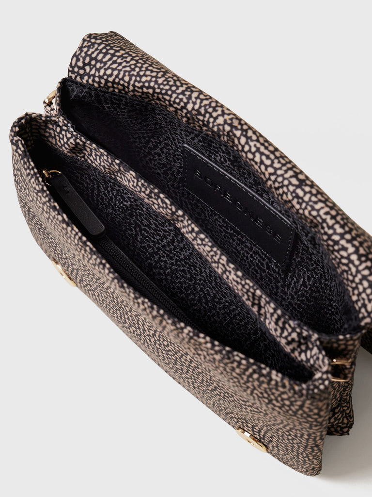 Borsa a Spalla di Tessuto Riciclato OP - TRACOLLA MINI - Borbonese