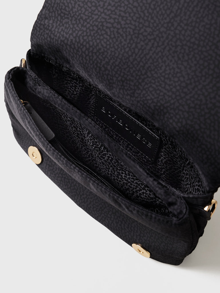 Borsa a Spalla di Tessuto Riciclato OP - TRACOLLA MINI - Borbonese