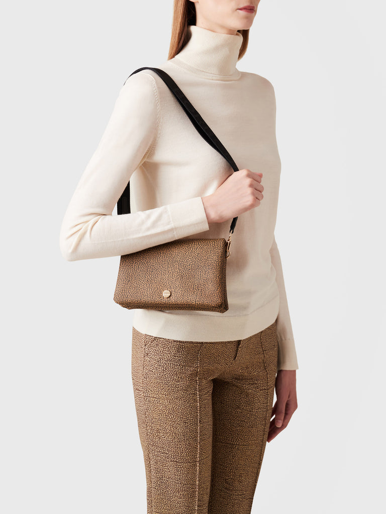 OP Coated Canvas Crossbody Bag - MINI CROSSBODY BAG - Borbonese