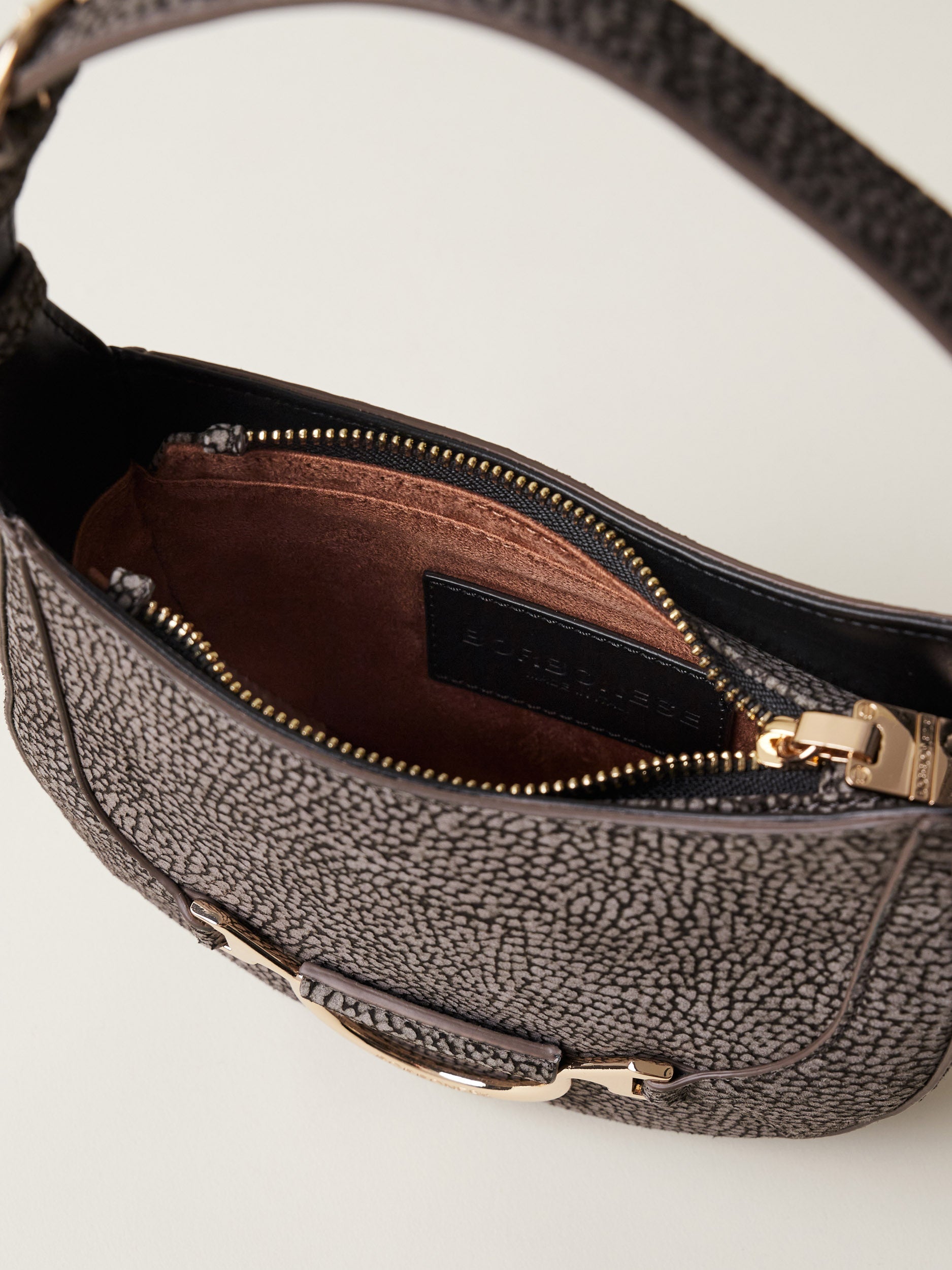 Borbonese 54 Borsa Hobo Mini C T Camoscio Op Default Title_6